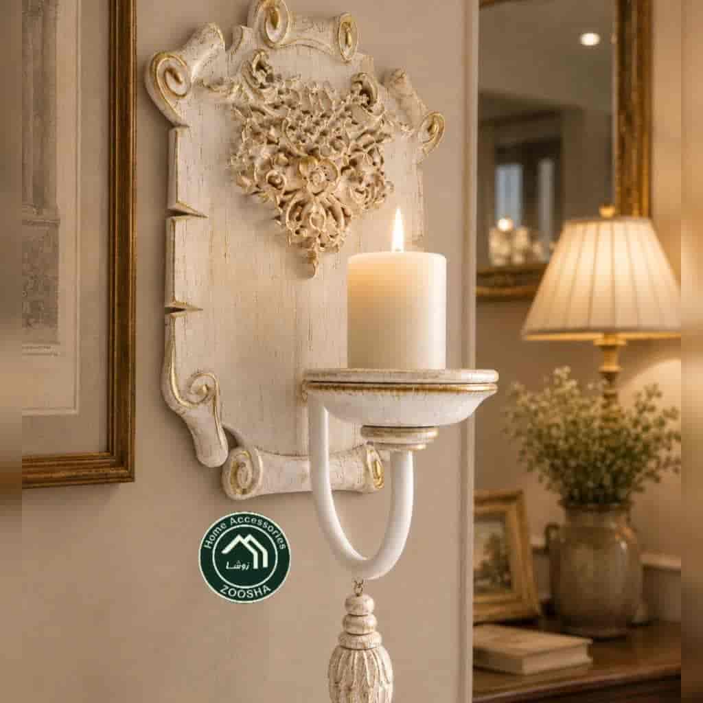 دیوارکوب شمع دار